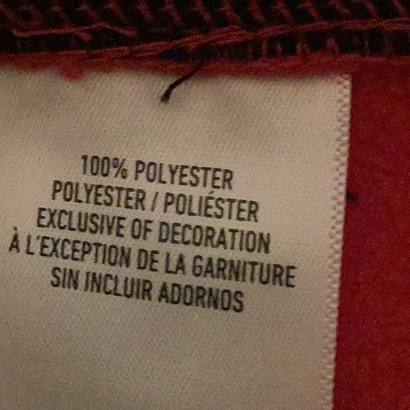 NWT Spyder Red & Black jacket with hoodie for teen boys size # large 14-16 - Picture 9 of 12